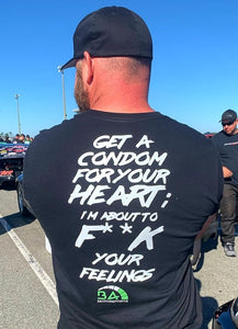 BA Motorsport "Grab a Condom For Your Heart" Shirt